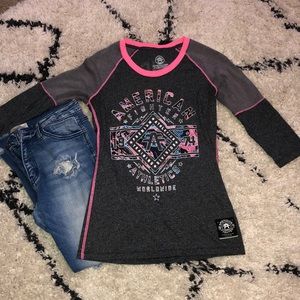 American fighter shirt